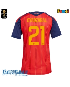 Spania Mikel Oyarzabal #21 Echipament de Fotbal Replică Mondial 2026 Femei Acasa
